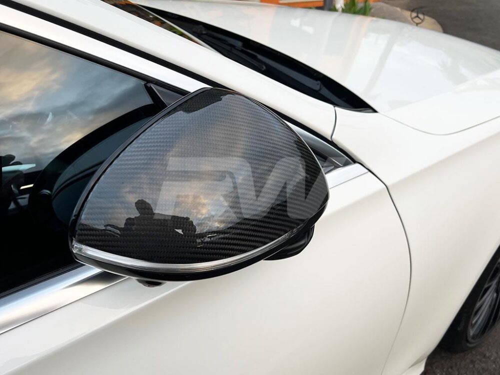 RW Carbon Mercedes W206 W223 Carbon Fiber Mirror Caps