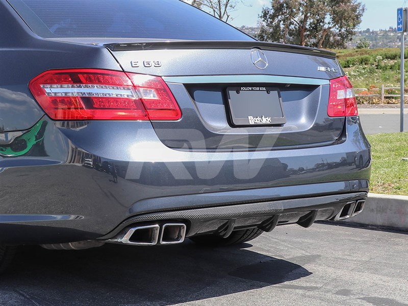RW Carbon Mercedes W212 AMG DTM Carbon Fiber Diffuser