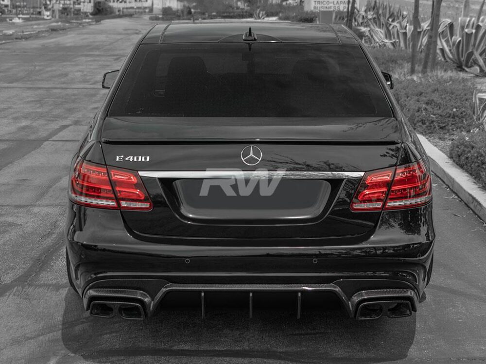 RW Carbon Mercedes W212 E63 Facelift BRS Style CF Diffuser - Image 2