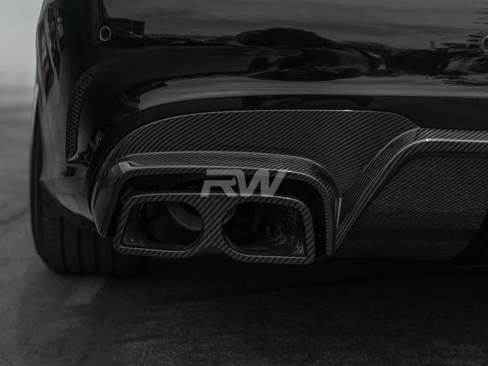 RW Carbon Mercedes W212 E63 Facelift BRS Style CF Diffuser - Image 3