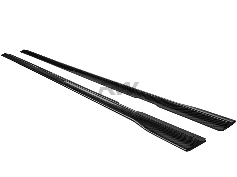RW Carbon Mercedes W213 DTM Carbon Side Skirt Extensions - Image 7