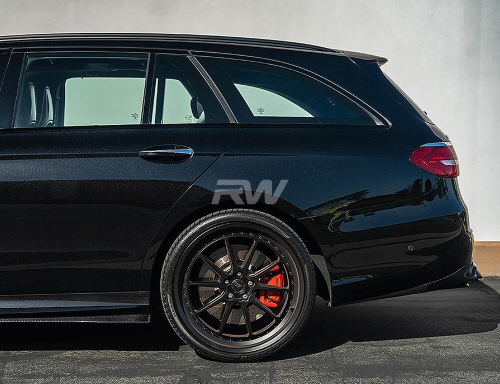 Alternative view of RW Carbon Mercedes W213 DTM Carbon Side Skirt Extensions
