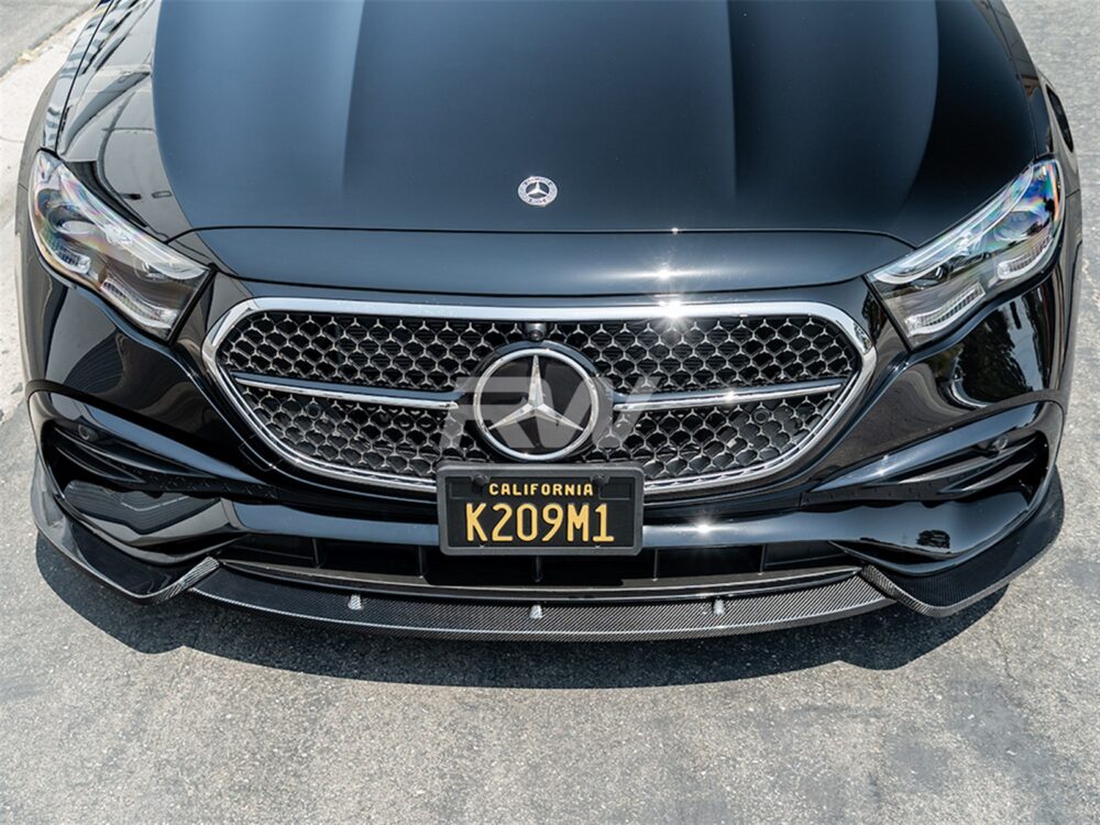 RW Carbon Mercedes W214 E350 E450 RWS Carbon Fiber Front Lip - Image 2