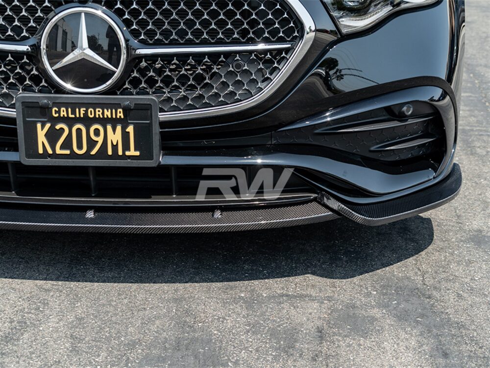 RW Carbon Mercedes W214 E350 E450 RWS Carbon Fiber Front Lip - Image 3