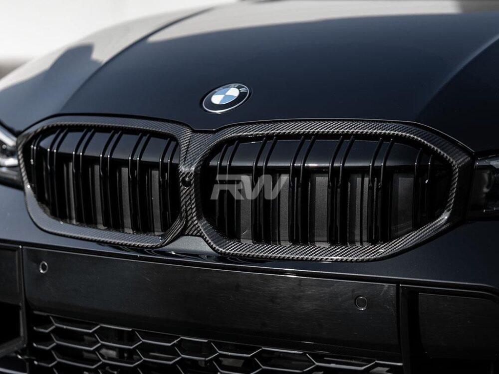 RW Carbon RW Carbon BMW G01 X3 G02 X4 LCI Carbon Fiber Grille Surround