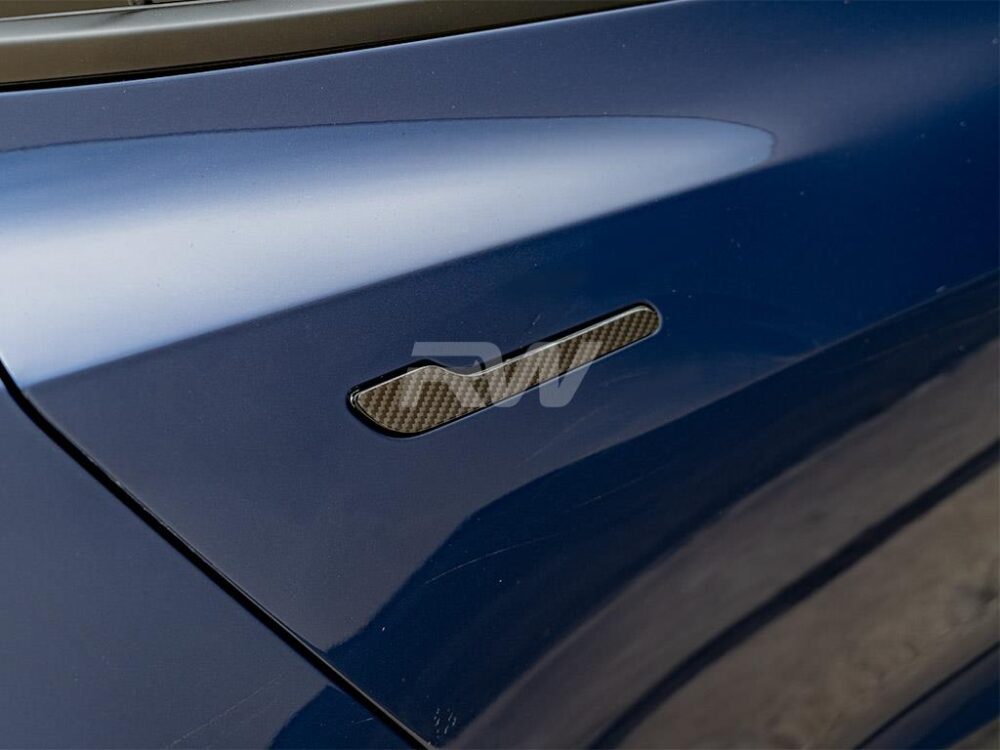 RW Carbon Tesla Model 3 / Y Carbon Fiber Door Handle Covers - Image 3
