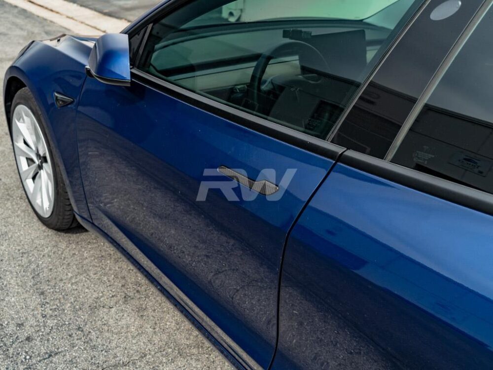 RW Carbon Tesla Model 3 / Y Carbon Fiber Door Handle Covers - Image 6