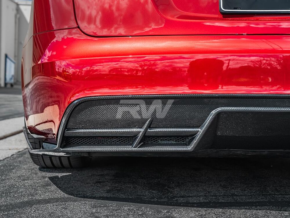 RW Carbon Tesla Model S / Plaid Carbon Fiber Rear Diffuser - Image 3
