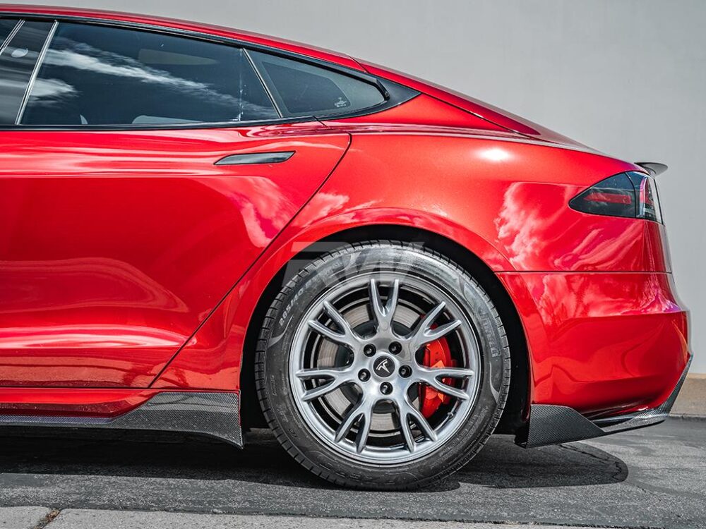 RW Carbon Tesla Model S / Plaid Carbon Fiber Rear Diffuser - Image 5