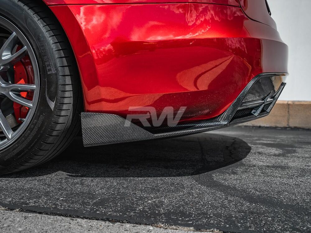 RW Carbon Tesla Model S / Plaid Carbon Fiber Rear Diffuser - Image 6