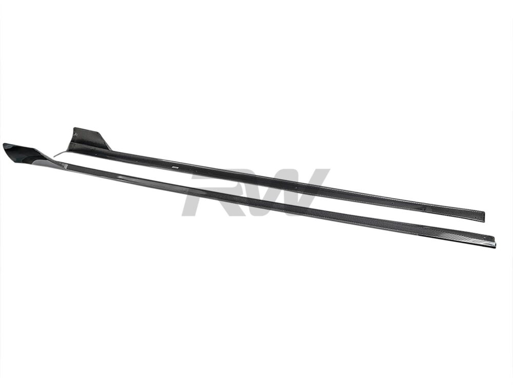 RW Carbon Tesla Model S / Plaid Carbon Fiber Side Skirt Extensions - Image 13