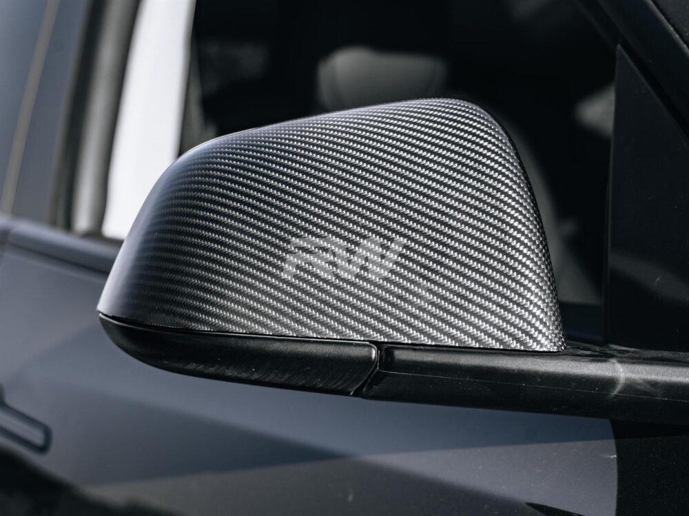 RW Carbon Tesla Model Y Carbon Fiber Mirror Covers
