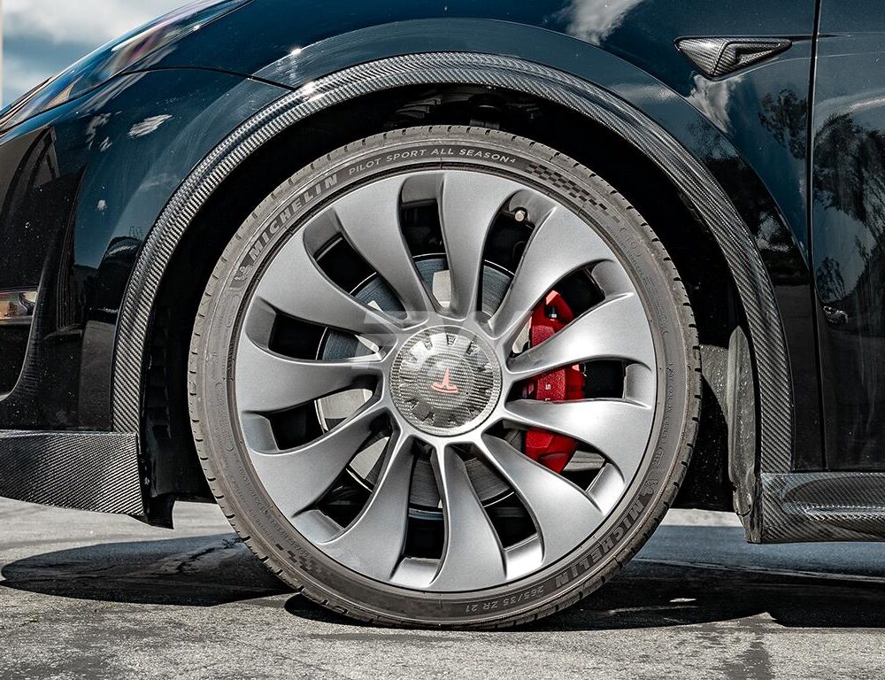 RW Carbon Tesla Model Y Carbon Fiber Wheel Arches