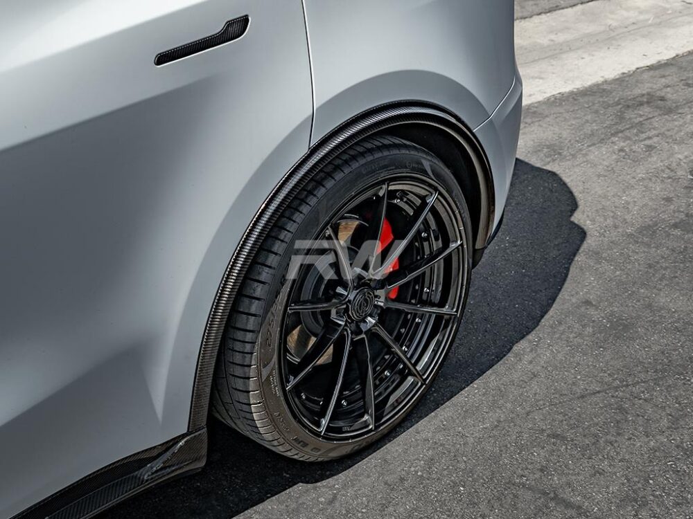 RW Carbon Tesla Model Y Carbon Fiber Wheel Arches - Image 4