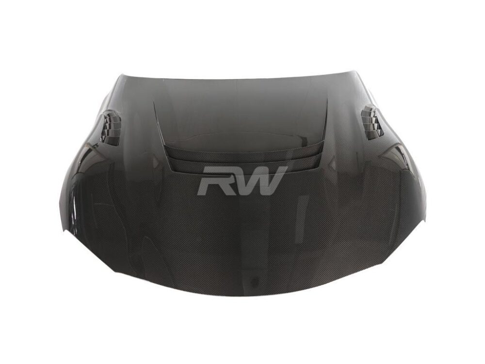 RW Carbon Toyota Supra A90 Dry Carbon Fiber Hood - Image 2