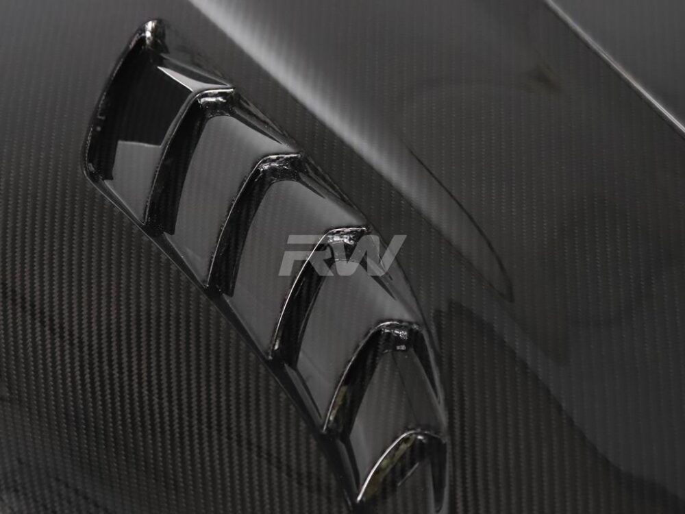 RW Carbon Toyota Supra A90 Dry Carbon Fiber Hood - Image 6