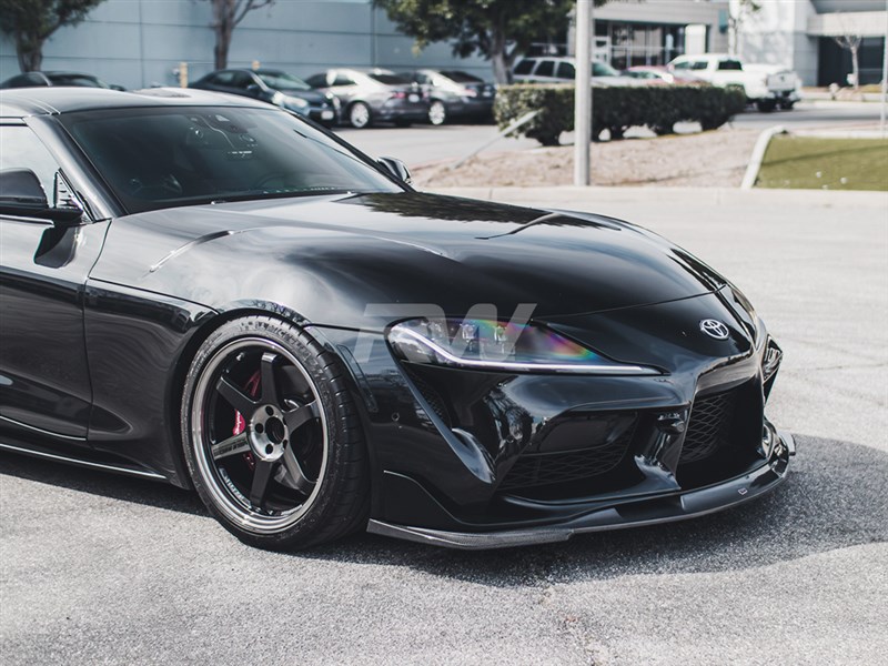 RW Carbon Toyota Supra Carbon Fiber Front Lip Spoiler