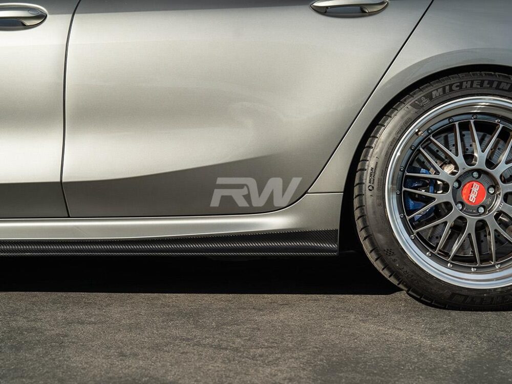 RW Carbon BMW G16/F93 M8 Gran Coupe CF Side Skirt Extensions - Image 2