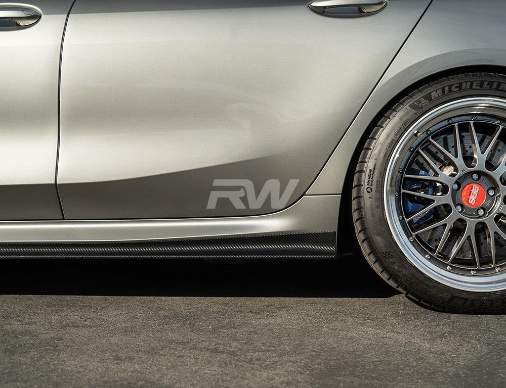 Alternative view of RW Carbon BMW G16/F93 M8 Gran Coupe CF Side Skirt Extensions