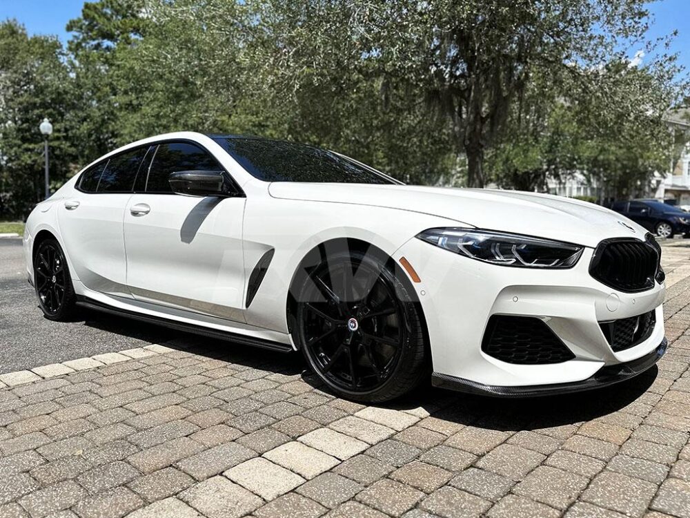 RW Carbon BMW G16/F93 M8 Gran Coupe CF Side Skirt Extensions - Image 7