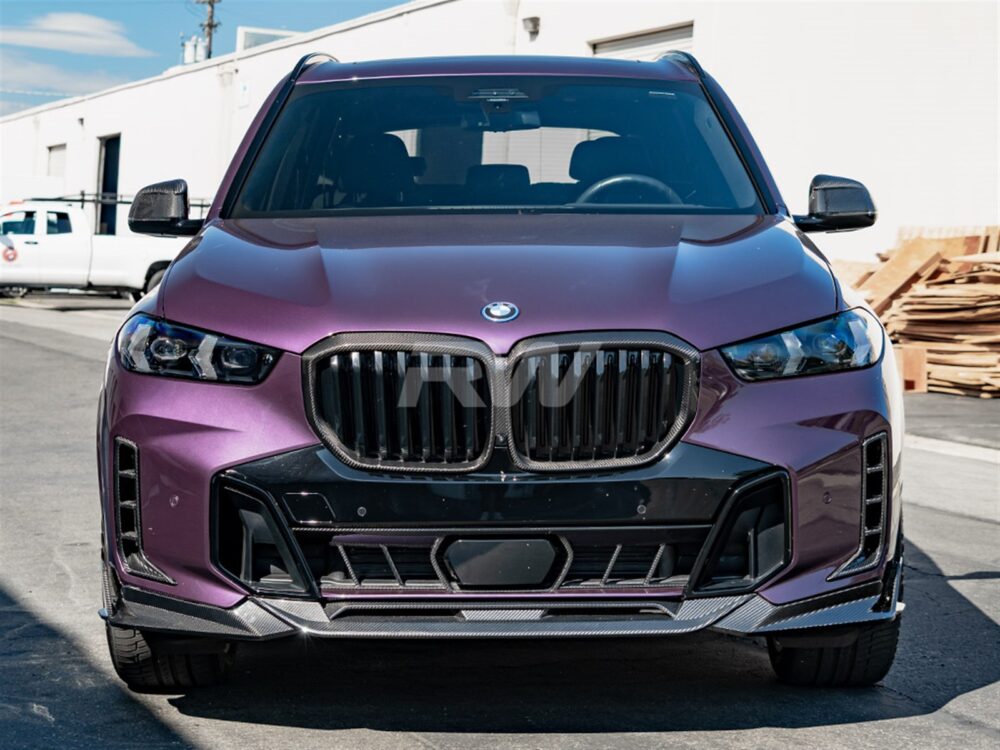 RW Carbon BMW G05 X5 LCI DTM Carbon Fiber Front Lip - Image 3
