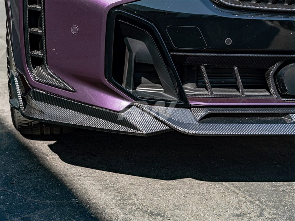 RW Carbon BMW G05 X5 LCI DTM Carbon Fiber Front Lip - Image 2