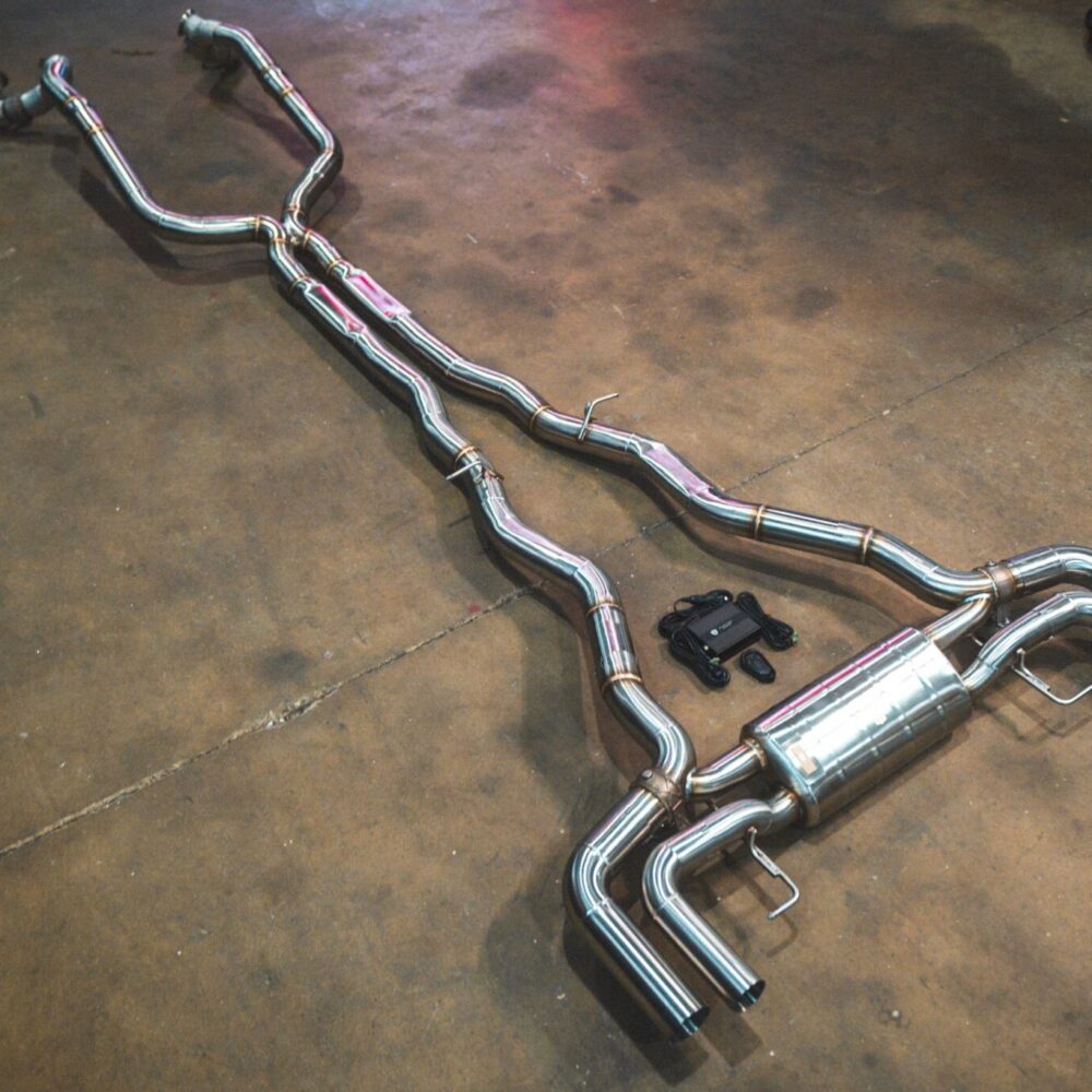 Alternative view of Valvetronic Designs Alpina B8 / BMW G16 M850i Valved Sport Exhaust System