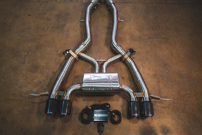 Alternative view of Valvetronic Designs BMW G87 M2 Valved Sport Exhaust System