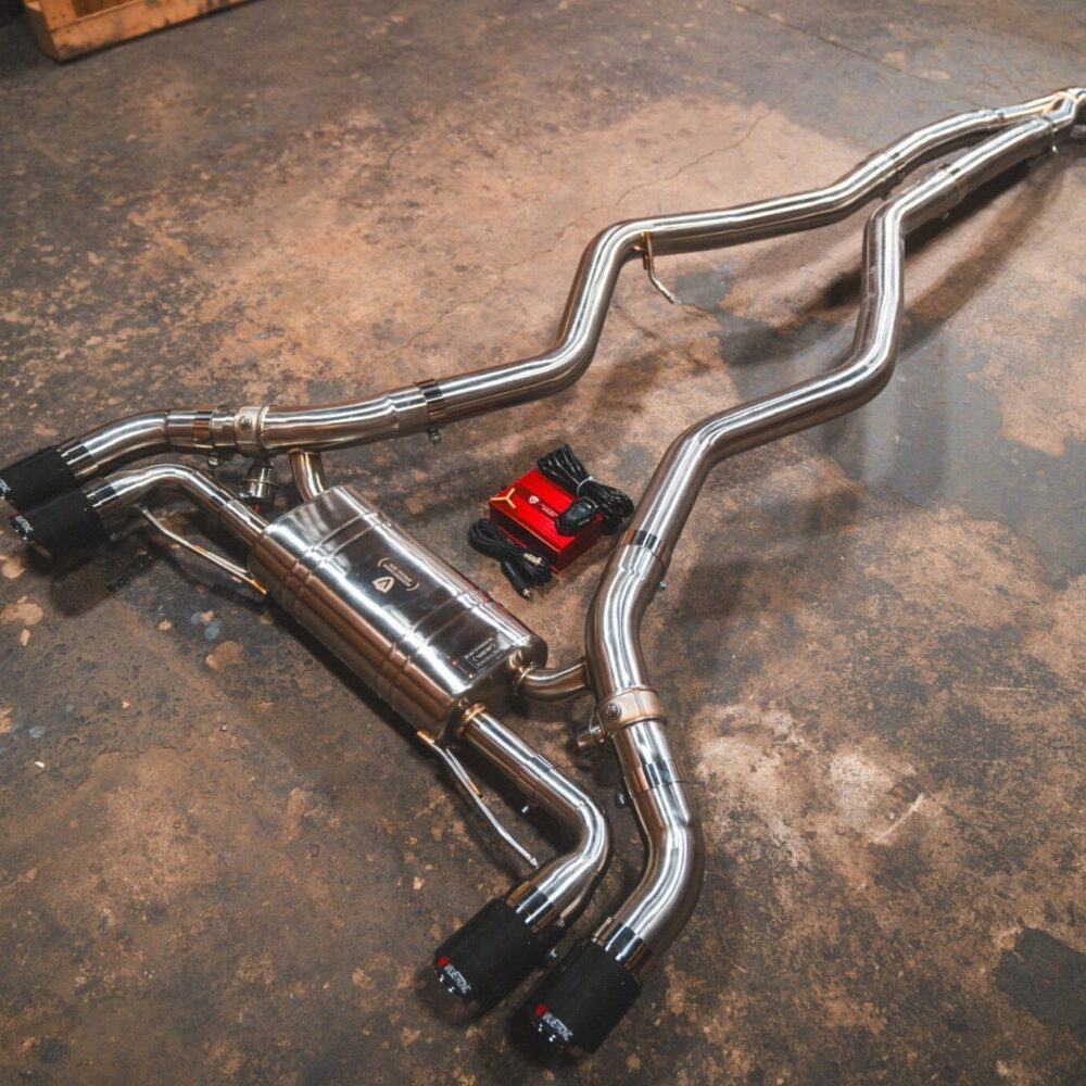 Alternative view of Valvetronic Designs BMW M240i G42 Valved Sport Exhaust System