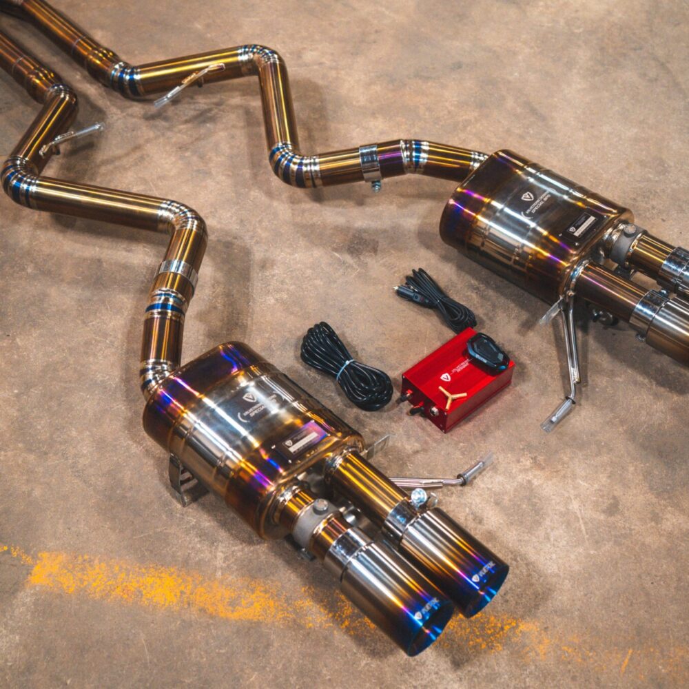 Alternative view of Valvetronic Designs BMW M3 E9X Titanium Valved Sport Exhaust System (V2)