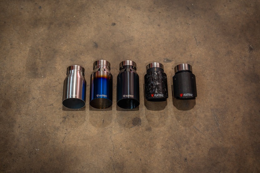 Alternative view of Valvetronic Designs Exhaust Tips (SINGLES)