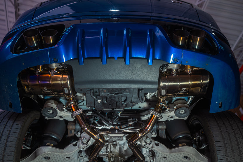 Alternative view of Valvetronic Designs Range Rover Sport Valved Sport Exhaust System (L494)