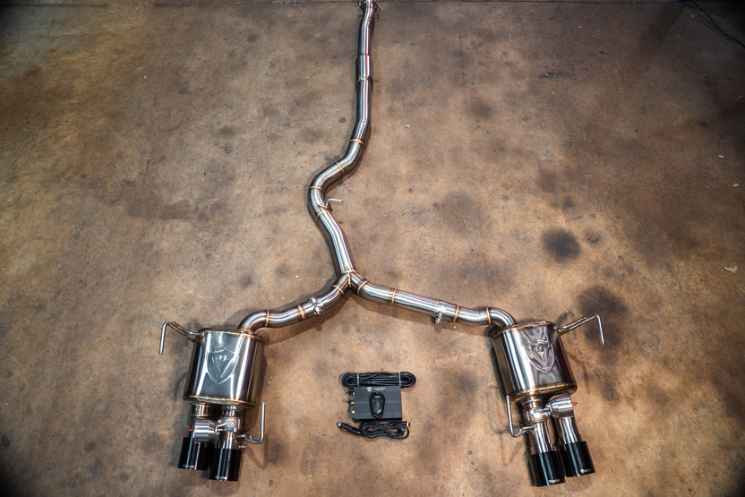 Alternative view of Valvetronic Designs Subaru FA20 WRX Valved Sport Exhaust System