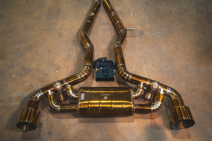 Alternative view of Valvetronic Designs Toyota Supra A90 / A91 Valved Sport Exhaust System