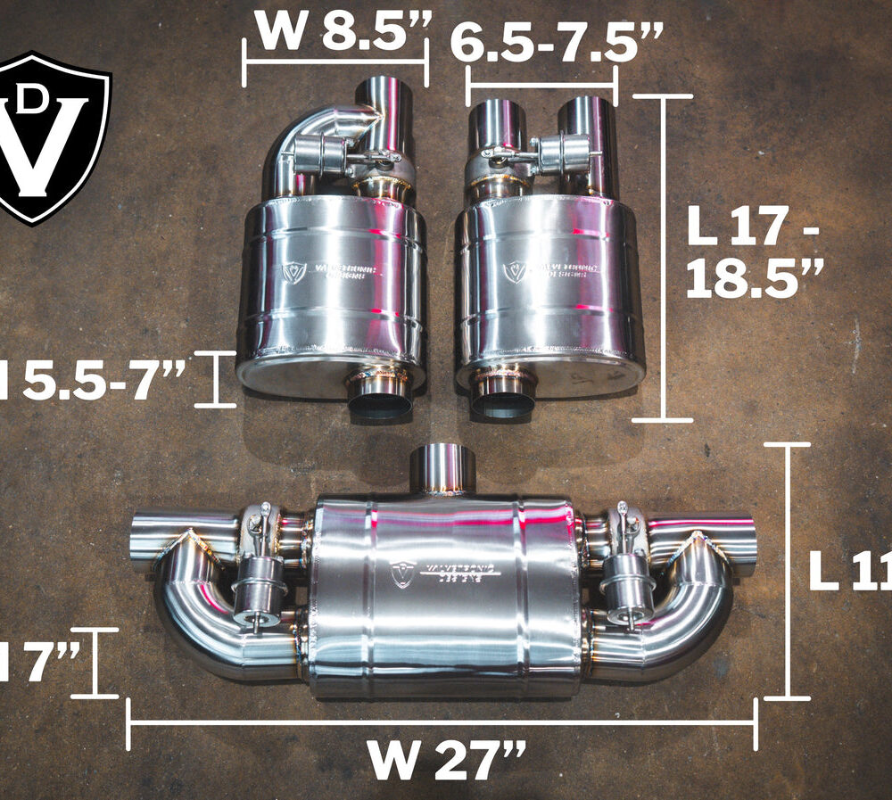 Alternative view of Valvetronic Designs Universal Valved Muffler Kit