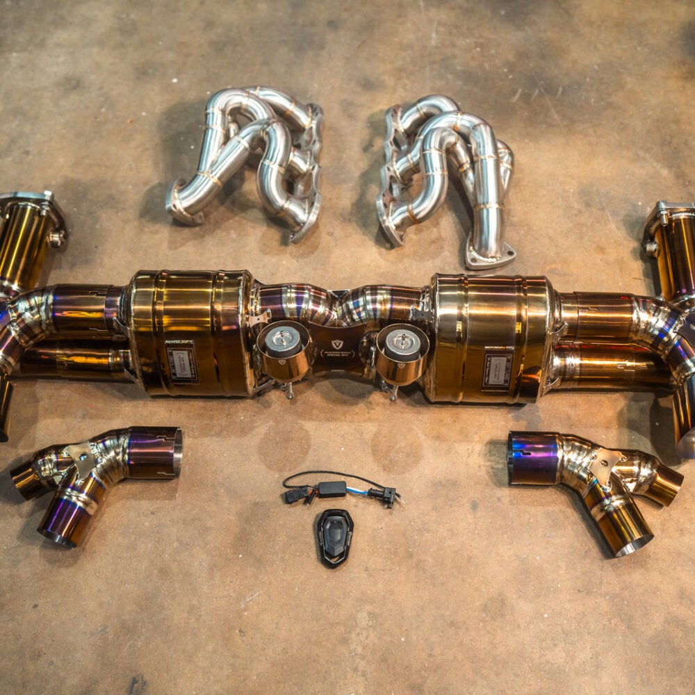 Valvetronic Designs Valved Race Exhaust System for Porsche 911 Turbo 991.1 / 991.2
