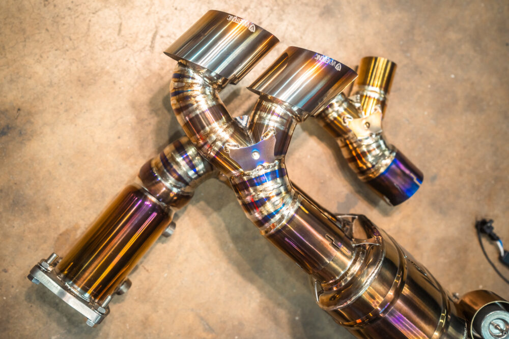 Valvetronic Designs Valved Race Exhaust System for Porsche 911 Turbo 991.1 / 991.2 - Image 10