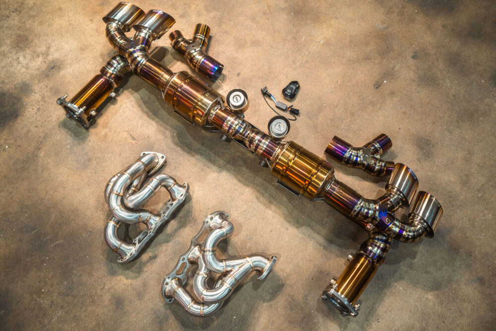 Valvetronic Designs Valved Race Exhaust System for Porsche 911 Turbo 991.1 / 991.2 - Image 2