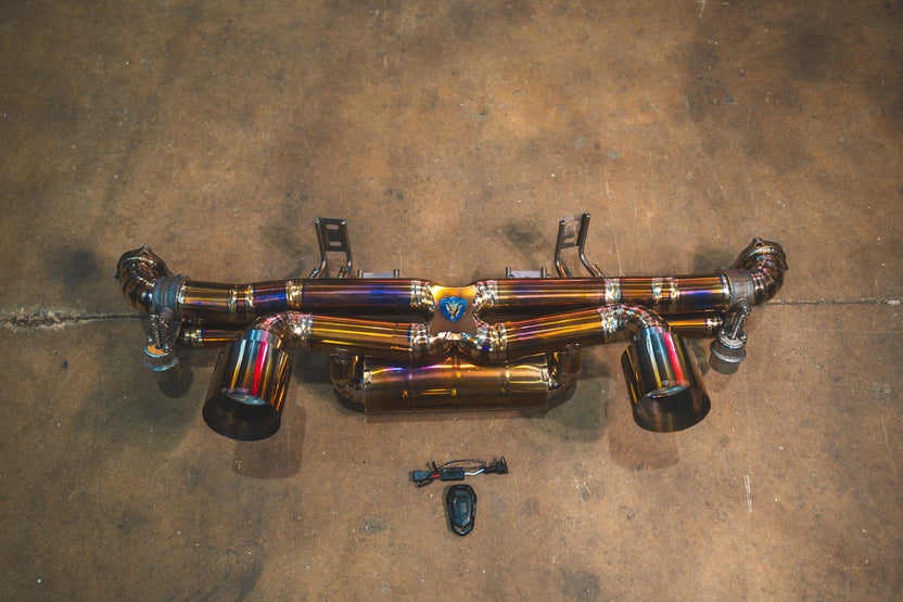 Valvetronic Designs Valved Sport Exhaust System for Porsche 718 GT4 / Boxster Spyder