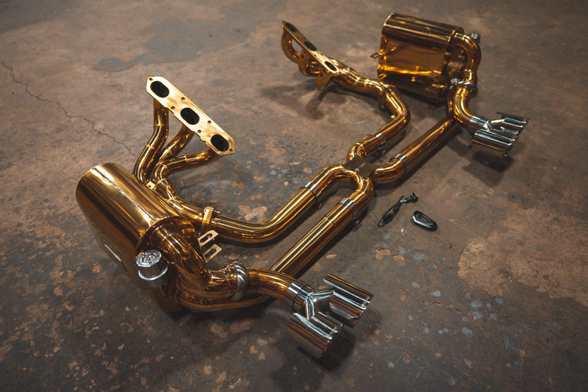 Alternative view of Valvetronic Designs Valved Sport Exhaust System for Porsche 997 Carrera