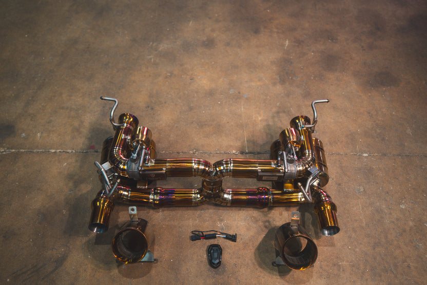 Alternative view of Valvetronic Designs Ferrari 458 Speciale Valved Sport Exhaust System