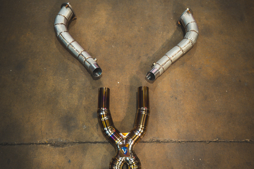Valvetronic Designs Ferrari California 4.3 V8 Free Flow Front Pipes