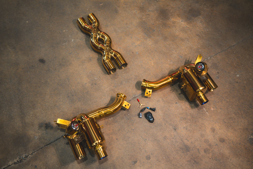 Alternative view of Valvetronic Designs Ferrari GTC4 Lusso Valved Exhaust System