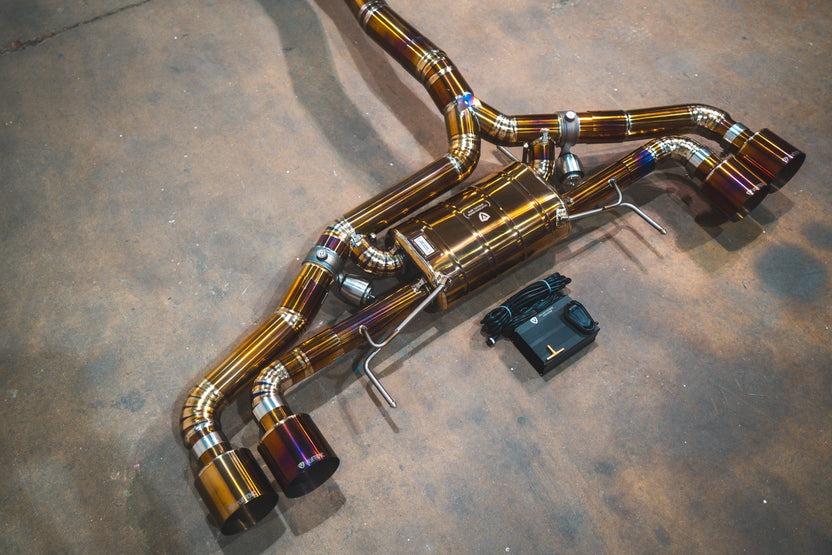Alternative view of Valvetronic Designs Nissan GTR R35 Valved Sport Exhaust System