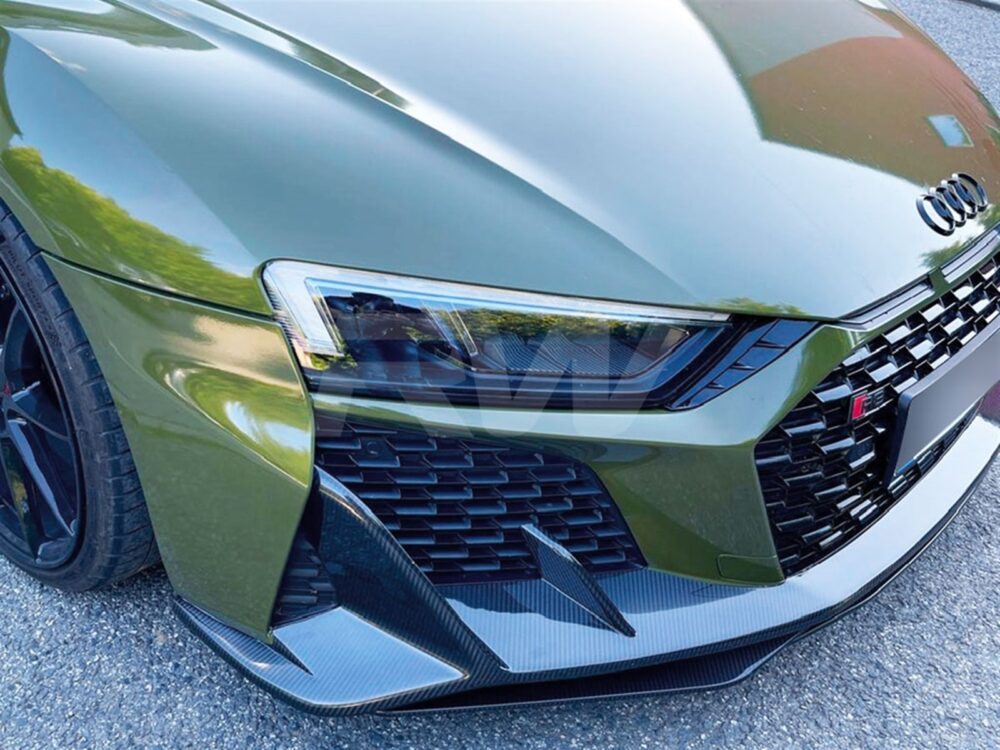 RW Carbon Audi R8 4S DTM Carbon Fiber Front Lip 2019+ - Image 2