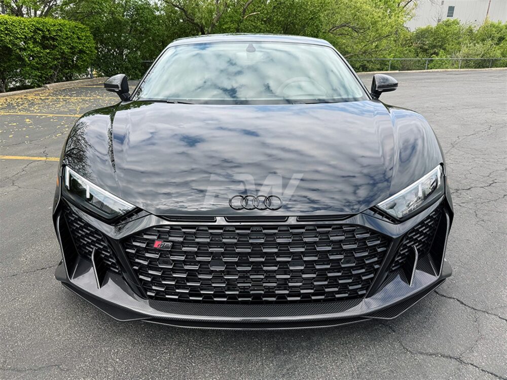 RW Carbon Audi R8 4S DTM Carbon Fiber Front Lip 2019+ - Image 3