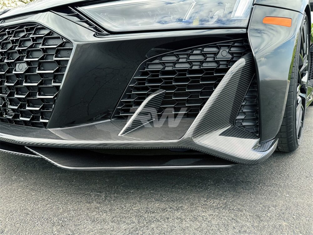 RW Carbon Audi R8 4S DTM Carbon Fiber Front Lip 2019+ - Image 4