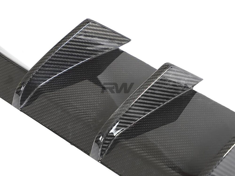 RW Carbon BMW G87 M2 RWS Carbon Fiber 3 Piece Rear Diffuser - Image 2