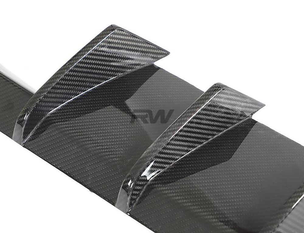 Alternative view of RW Carbon BMW G87 M2 RWS Carbon Fiber 3 Piece Rear Diffuser