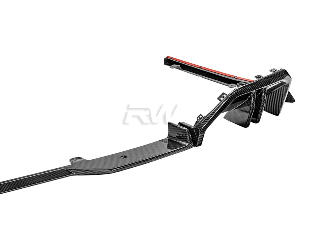 RW Carbon BMW G60 5-Series Carbon Fiber Rear Diffuser - Image 5